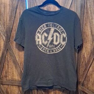 AC/DC High Voltage Rock & Roll Gray T-Shirt